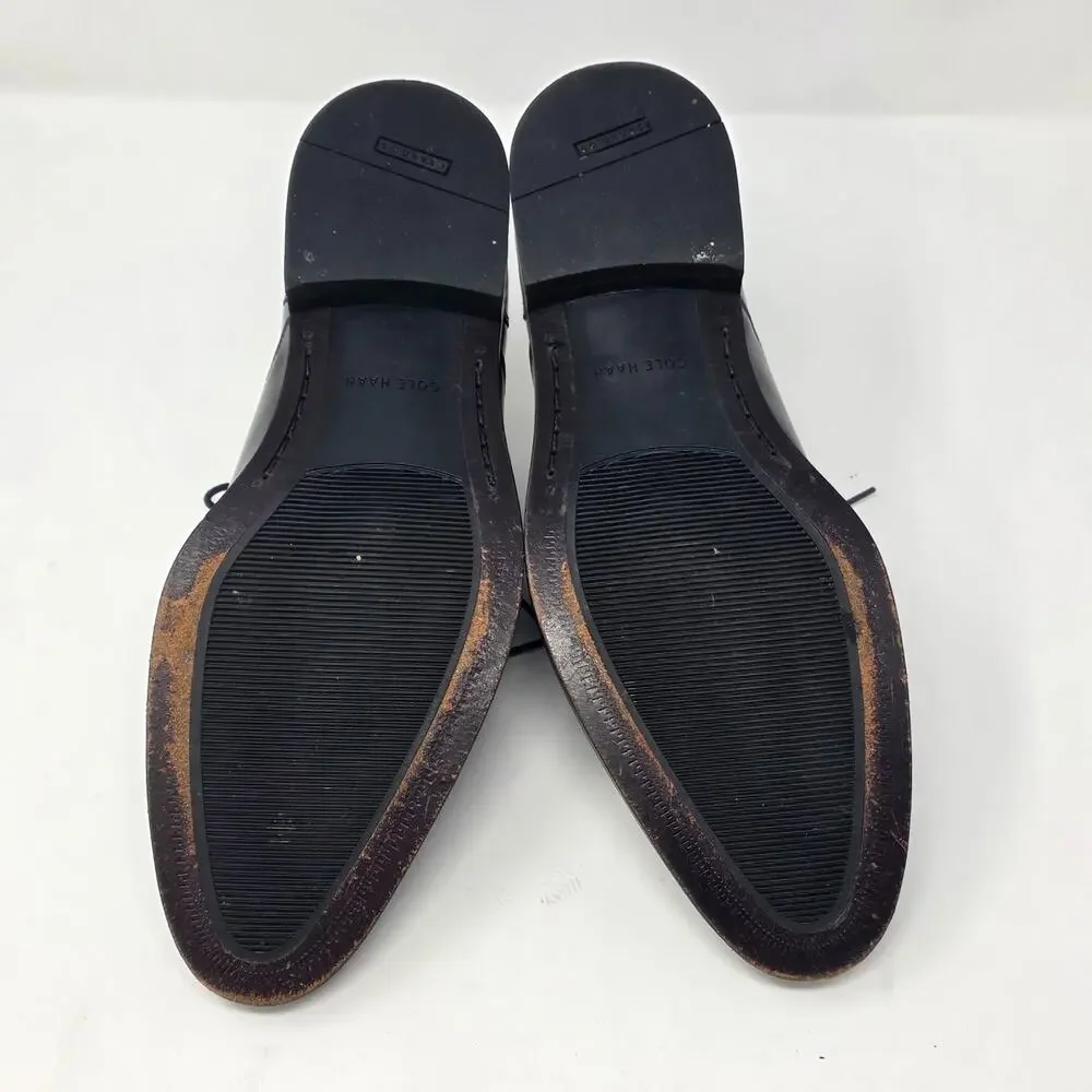 Cole Haan Madison Oxford Plane Toe Dress Shoes C12847 Mens 10 M Black Lace Up